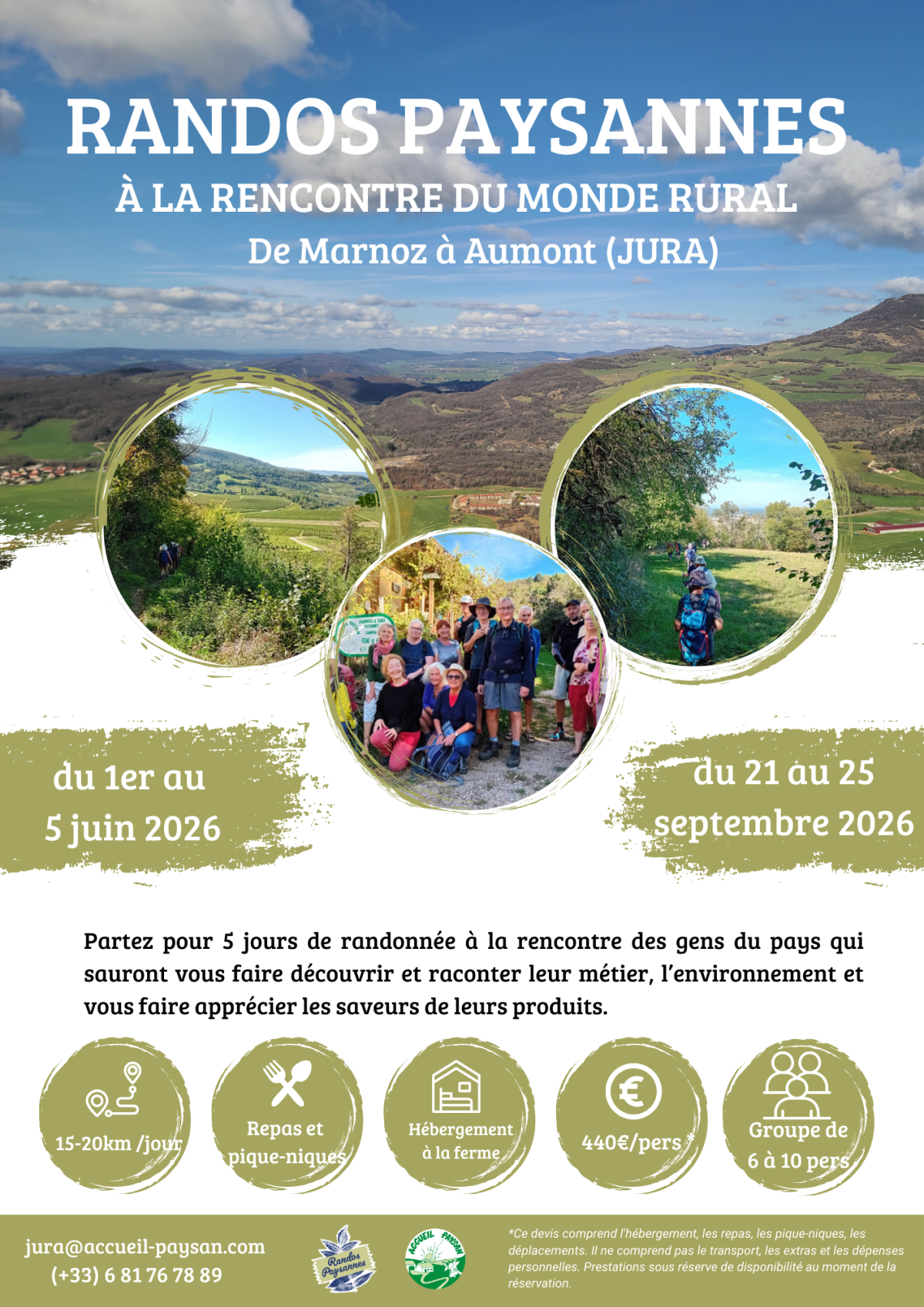 Les randos paysannes dans le&nbsp;Jura